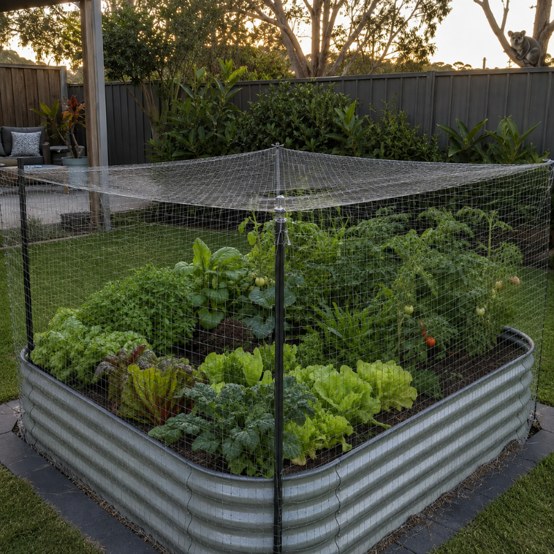 GuardVine™ SteelGuard Garden Netting